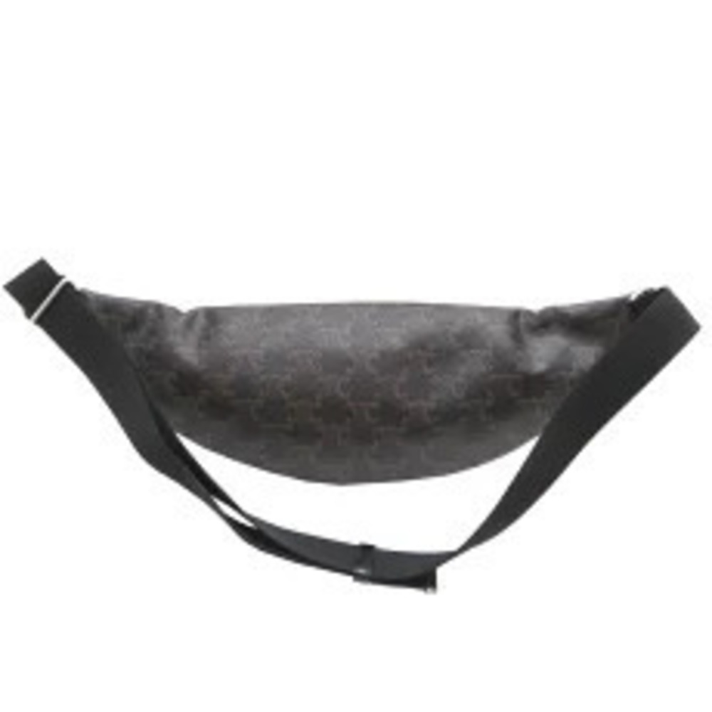 Celine Black Triomphe Bag Brown Body Black Brown